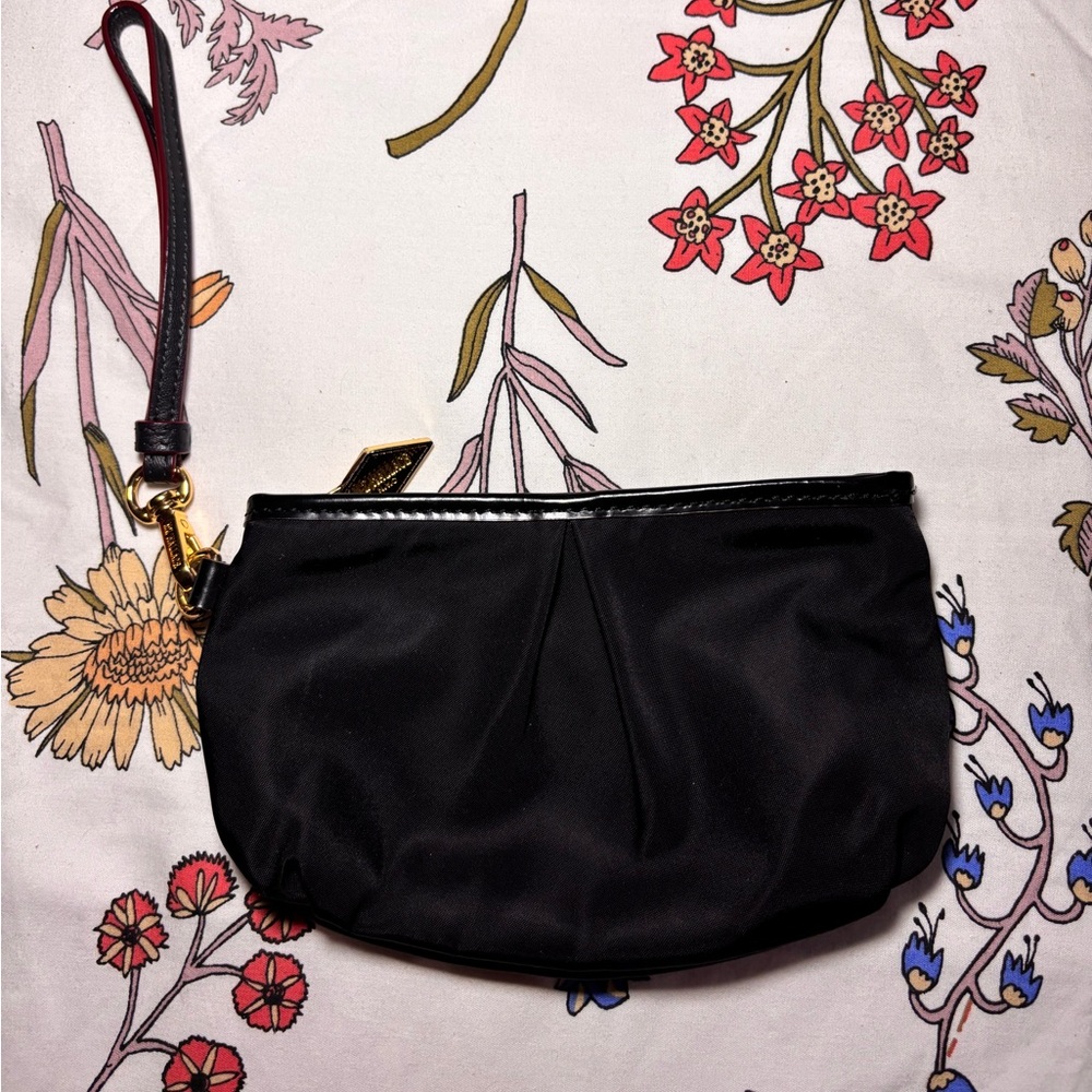 Mz Wallace Black Wristlet Clutch